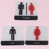Male and Female Toilet Signage Sign Restroom Label WC Door Signs Men Women Bathroom Indicator for Mall Shops Cafe Home House