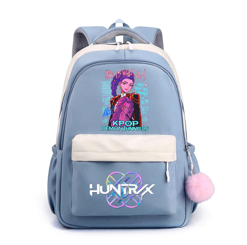 Niedlicher Anime K-Pop bedruckter Rucksack mit großer Kapazität für Teenager, Studentin, Student, Schulranzen, Büchertasche, Kindergeschenk, Damen, wasserdichte Reisetasche, Mochila