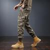 Camouflage elastic Harlan pants men's breathable trendy brand loose tied tote overalls men's spring and autumn casual pants men's models