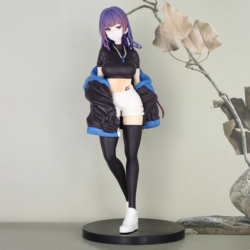 

Yuna Biya Original Character 23.5cm Anime Figure Collectible Figure Desktop Decoration Pc Case Ornament Present For Anime Fans