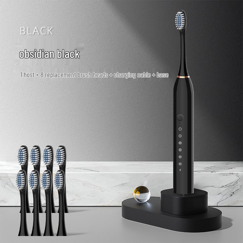 Rechargeable Sonic Electric Toothbrush for Adults: Soft Bristle, Smart, Couple-Friendly Model.