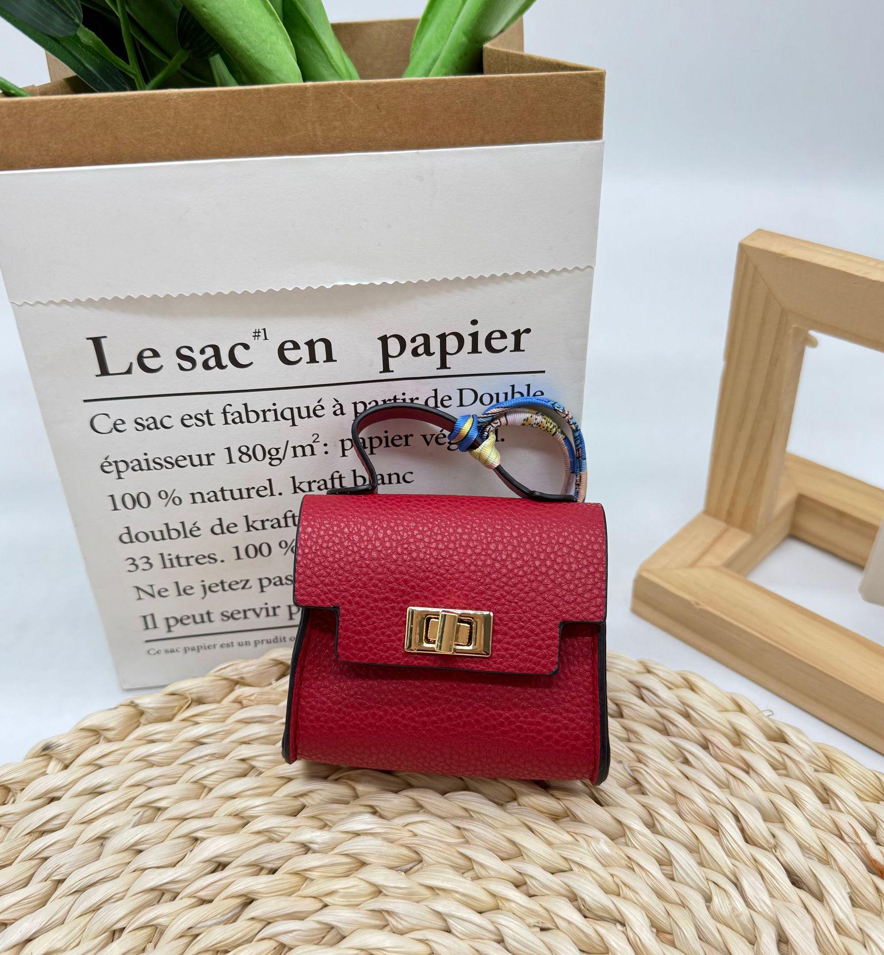 

Мини Летняя Женская Сумка-Шарм Высокой Моды вино красного