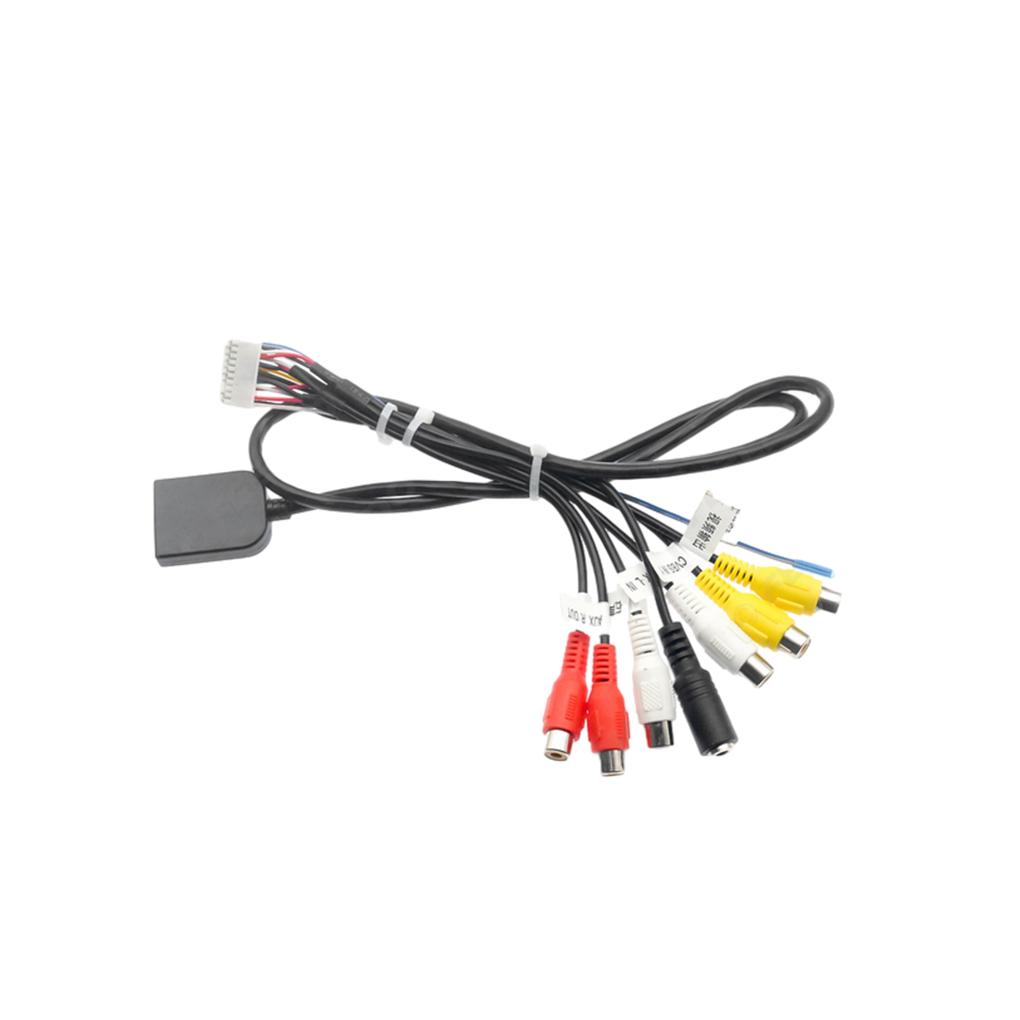 

Автомагнітола Радіо Провід Адаптер для Підключення Автомобіля 20 Контактів Лінія Сигналу Аудіо Відео Сабвуфер/Підсилювач Кабель Роз єм