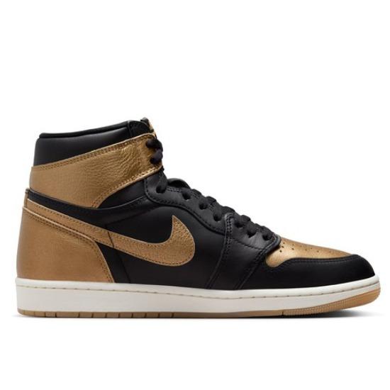 Air Jordan 1 Retro High OG  Black/Metallic Gold-Sail DZ5485 071