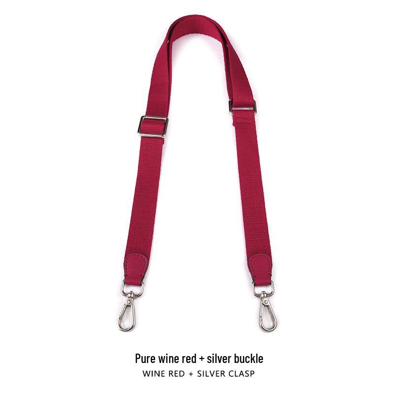 MHS-F-37 2,5CM Jednobarevný Nastavitelný Plátěný Popruh Přes Tělo/Přes Rameno Náhradní