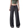 Damen Mode Lässig Schlafanzughose Weiter Bein Yogahose Kordelzug Leicht Bequem Stretch Farbe Sporthose