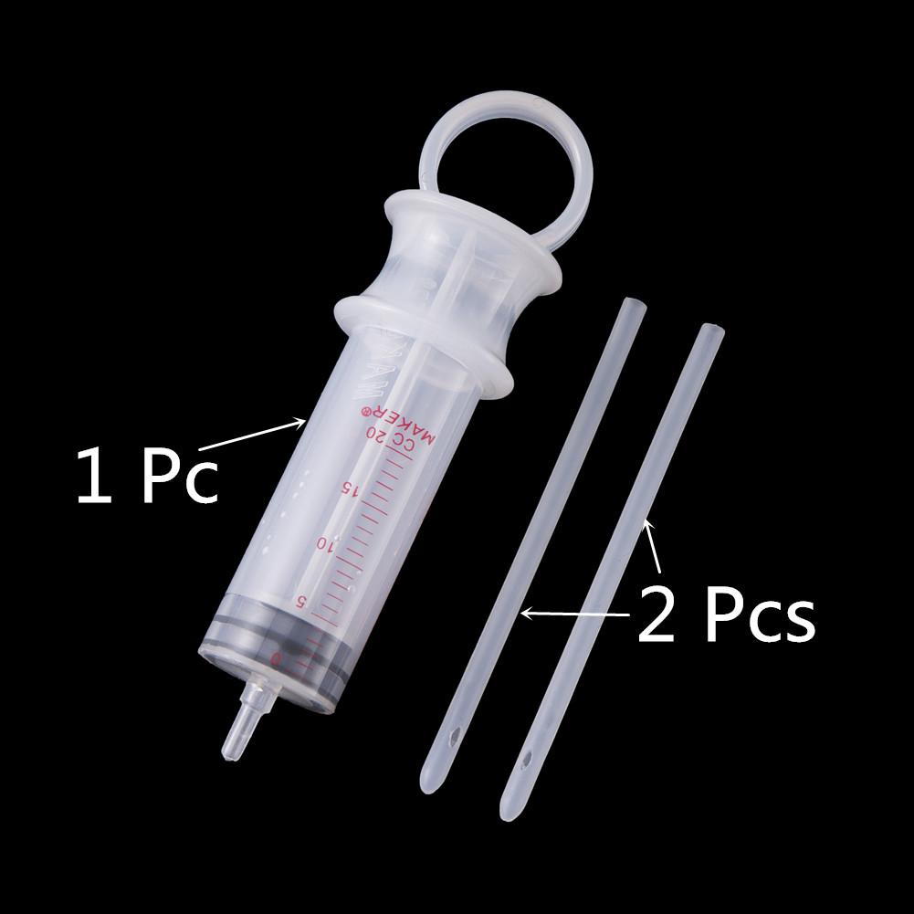 Pet Bird Feeding 20ml Syringe Young Bird Feeding Syringe Cat And Dog Feeding Device Parrot Feeding Syringe With Feeding Tube
