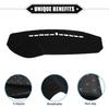 Dashboard Cover Compatible for Hyundai Sonata 2006-2008, Non-Slip Polyester Black Dash Cover Mat Dash Board Protector Cover