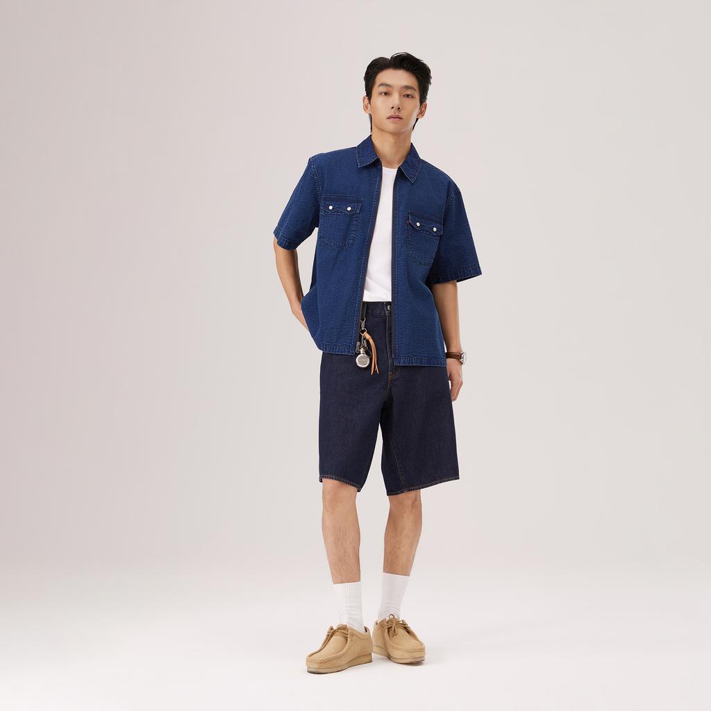 Levis Boxy Lightweight Denim Comfortable Cloud Feel Shirt Unisex shirts 006PK-0000