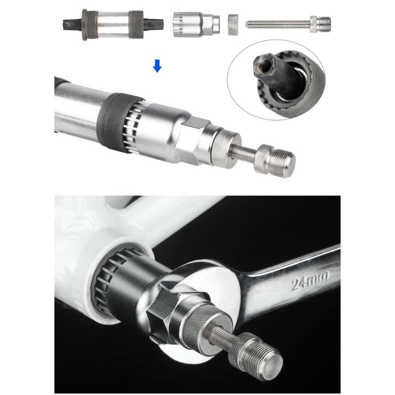 20T Bottom Bracket Wrench Crank Spanner Bike Wrench Bottom Bracket Remover Tool Heavy Duty Sleeve Pullers Enduring