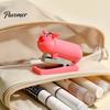 Easy Use Stapler for Daily Homework Mini Cartoon Stapler, Cute Pig Shape, Portable Lightweight PVC Pencil Case Shell Binding Tool, Handheld School And