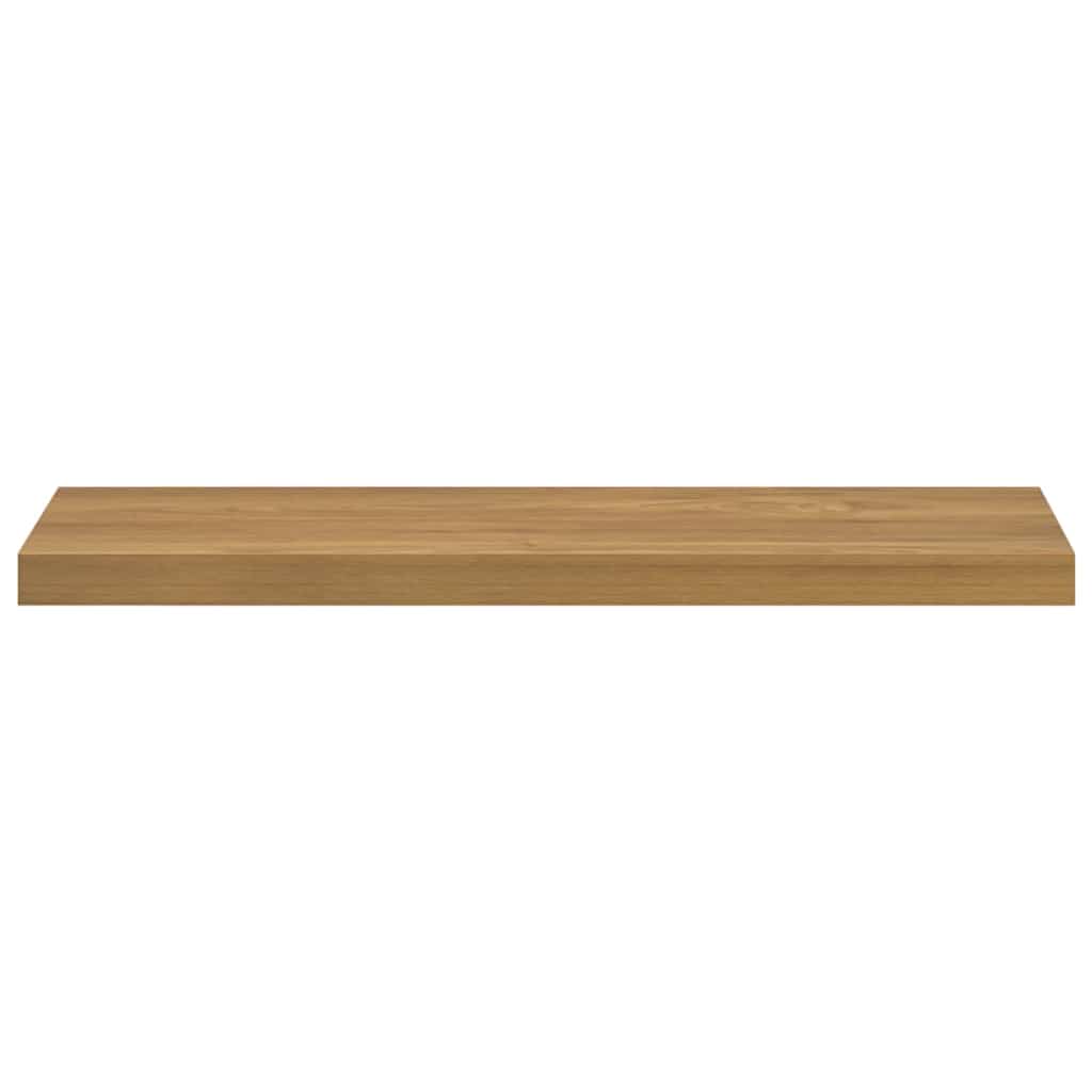 Wall Mounted Shelf Set 4 pcs Brown 90 x 23.5 x 4 cm Particleboard