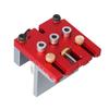 3 in 1 Drill Guide Woodworking Hole Punch Positioner Locator Jig System Kit Aluminium Alloy Woodworking Tool