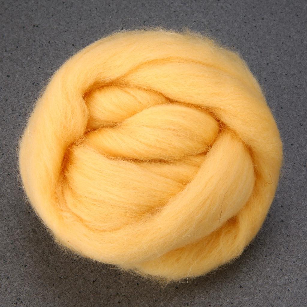 Peigu New 45g Needle Felting Pink Flesh Skin Tones Felting Wool Roving