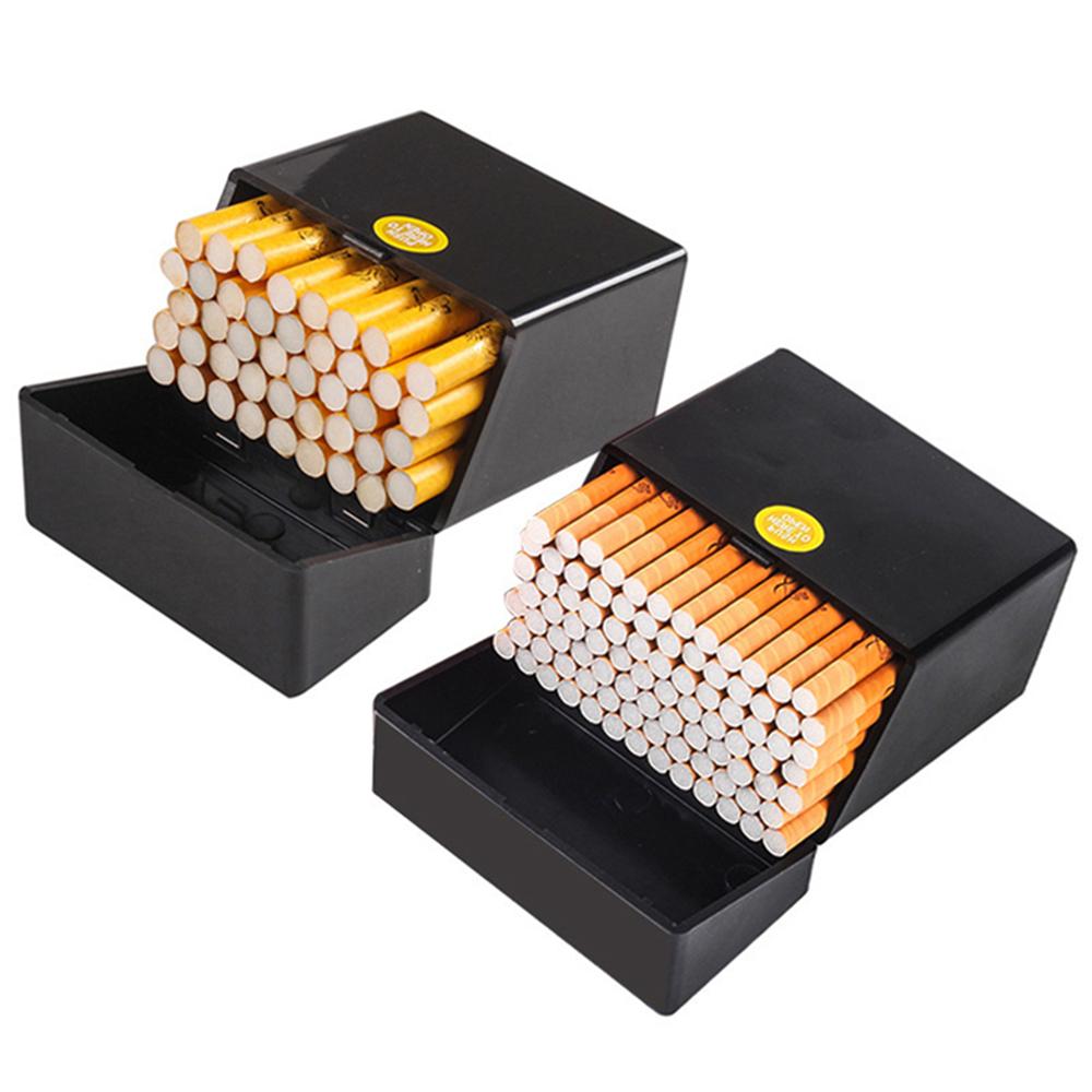 1pc Cigarette Case Pressure Proof Waterproof Hard Shell Protection Outer Button Cigarette Case Convenient Cigarette Case