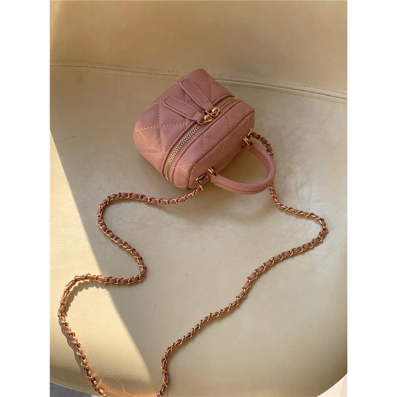 Mini-Rauten Kleine Duftende Windketten Umhängetasche Einfach Vielseitig Schultertasche Mode Lippenstift Kleine Tasche Damen