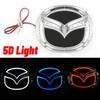 Car Styling LED Rear Emblem Light Decal for Logo 2 3 6 CX7 8 CX5 MX5 323 Accessories Auto 5D Tail Badge Sticker Lighting