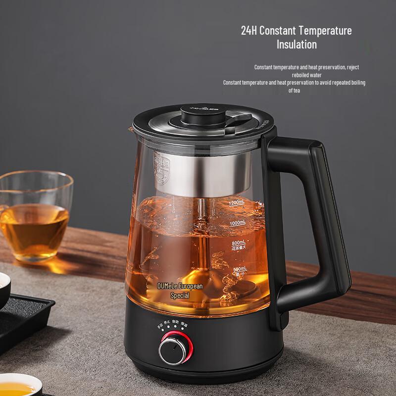 OUMETE Steam Tea Kettle & Health Pot CN plug (adapter included)