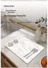 Absorpční podložka na pracovní desku s mramorovým vzorem a diatomitovou hlínou pro kuchyň a bar