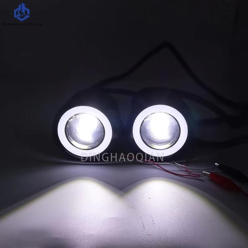 2PCS For Nissan X-Trail (T31) 2007 2008 2009 2010 2011 2012 Car H11 LED Fog Light Angel Eye DRL Daytime Running Light 30W 12V