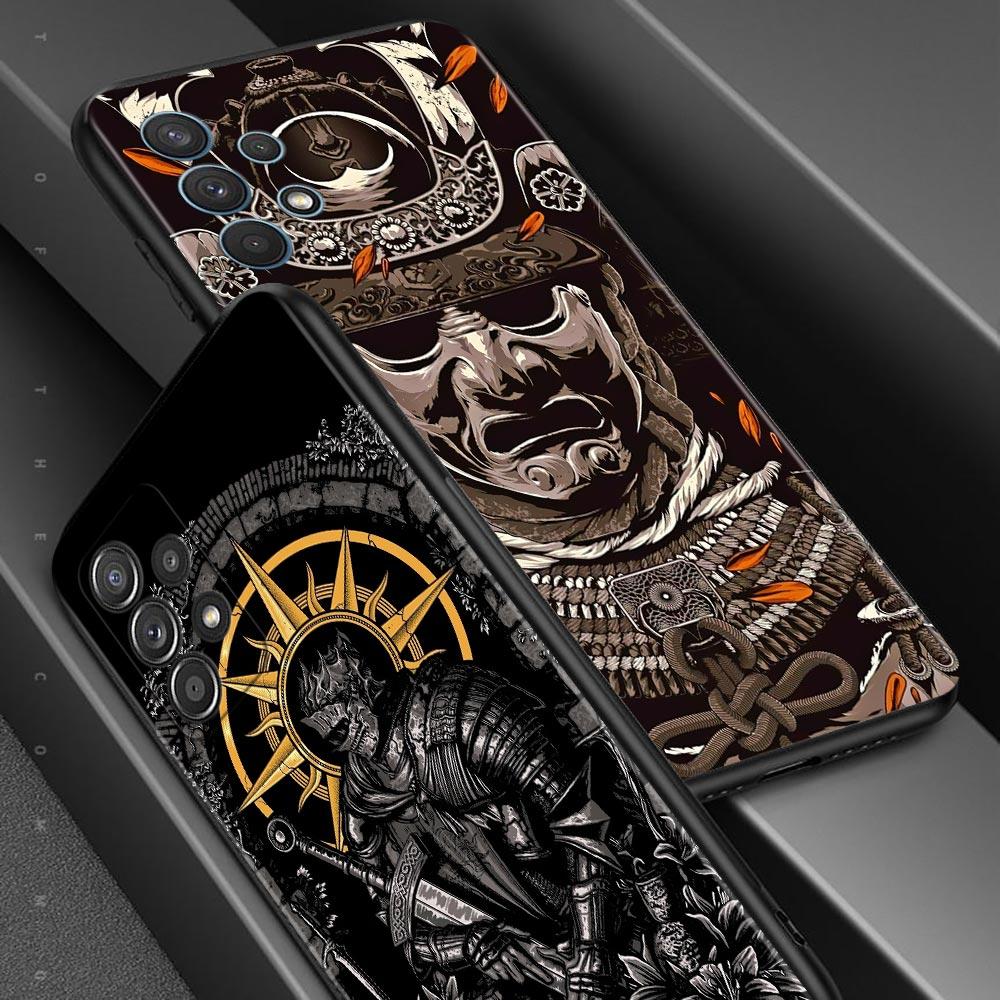 Samurai-fodral för Samsung Galaxy A51 A71 A01 A11 A21 A21s A31 A41 A72 A52 A42 A32 A22 A12 A02 A02s F42 telefonskal
