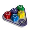 1 Set Geometric Dice Korean Game Hand-Eye Coordination Training Colorful Stone Catching Game Portable Travel Kids Adults Game Night Party Dice Toy