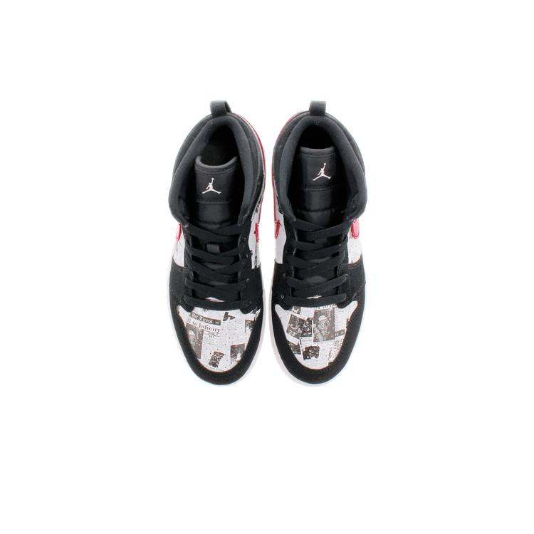 Jordan 1 Mid SE PS Newspaper Air Times BQ6932-061