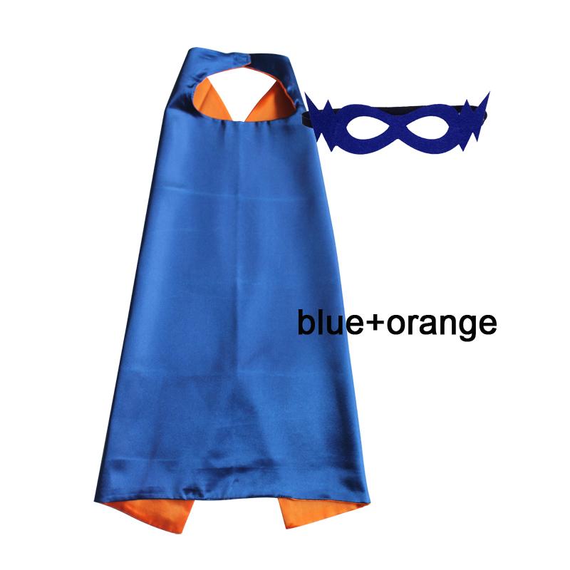 Kids Superhero Capes Plain Satin Solid Capes Boys Girls Birthday Party Favor Anime Cosplay