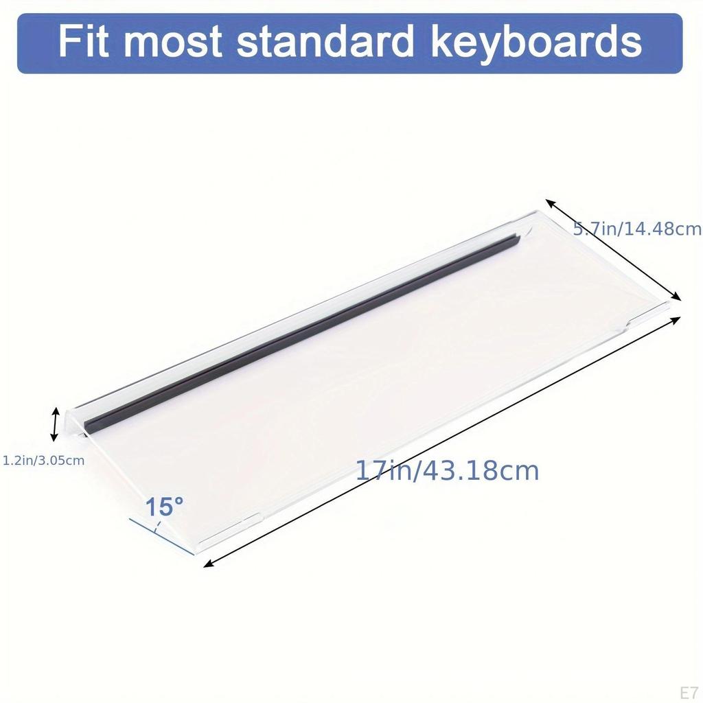Acrylic Computer Keyboard Stand, Professional Holder for Desktop