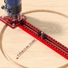 3-in-1 Aluminum Router Milling Jig - Groove & Circular Cutting Tool for Woodworking (Durable, Precision-Cut, Easy To Use)