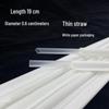 ZISIZ 1000-Piece Individually Wrapped Disposable Plastic Straws