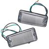 Clear side markers for Suzuki Jimny JA11 and amber turn signal lamp lenses and right (12, 22, 71) (left set)