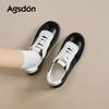 Augustine color matching German training shoes new spring black lace-up casual sports shoes retro board shoes