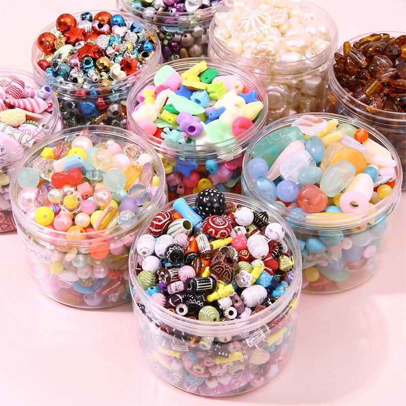 Retro Baroque DIY Beads: Handmade Acrylic Necklace & Bracelet Jewelry Accessories