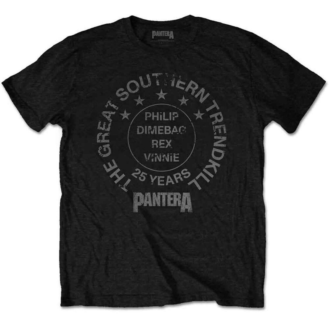 Pantera Trendkill T-shirt 25 Years Black Official Merch XXL