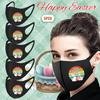 5PCS Adult Easter Printed Dust-Proof And Washable Protective Ice Silk Mask