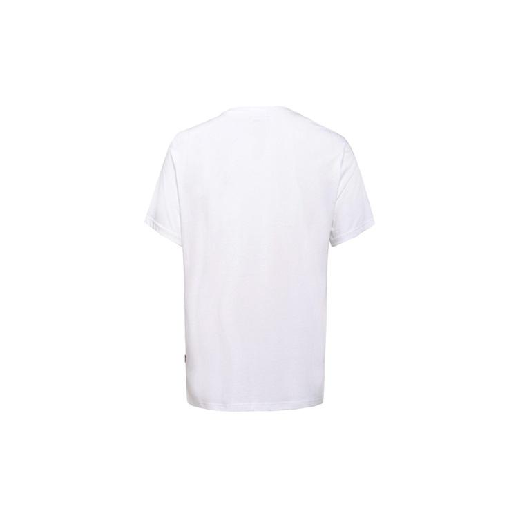 Men's Converse Pure Cotton Alphabet Short Sleeve White 10001970-A01
