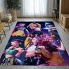 K-Pop Demon Hunters Golden Saja Boys Living Room Non-Slip Area Rug Soft Carpet for Bedroom Playroom Sofa,Home Decor Doormat