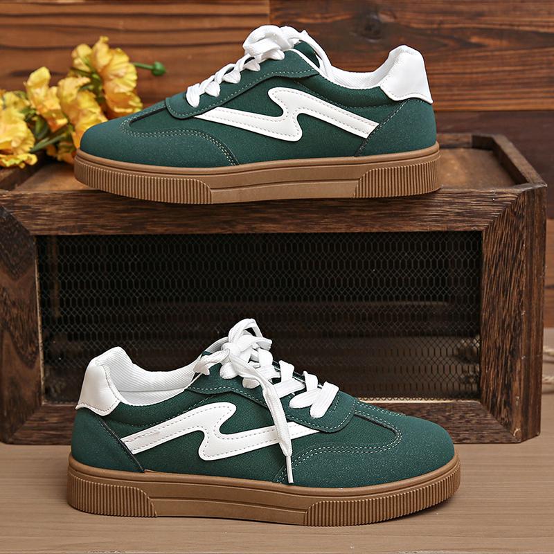 Fashion Fashion Mix Color Platform Sneakers Women Spring Autumn New Lace-Up Plus Size Flats Woman Comfortable Non Slip Sport Shoes Mujer