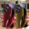 New Soft Brown Red For Oppo A79 5G 58 78 74 60 4G Reno 11F Realme GT 6 11 Note 50 10 C55 X2 Tempered Glass Black Phone Case