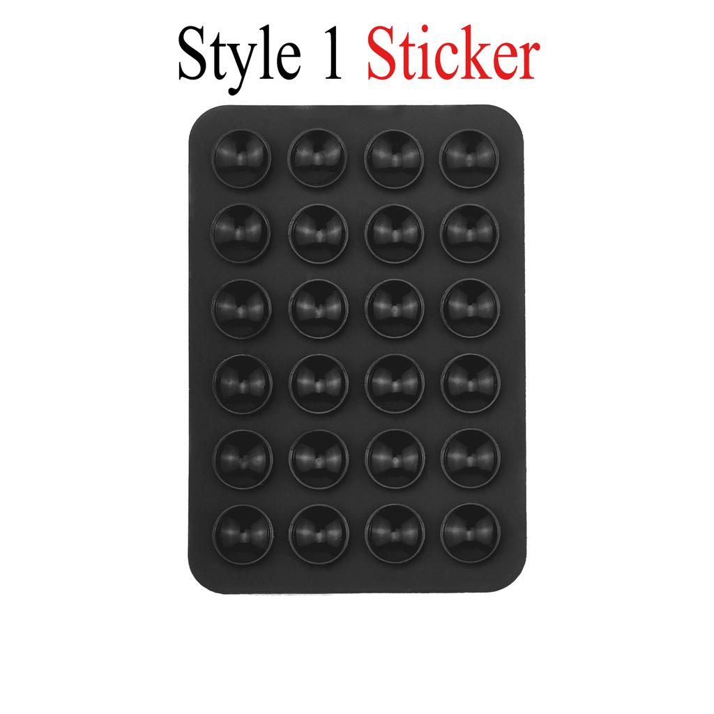 Sticker/Double-sided Suction Cup Adhesive Silicone Suction Pad Bracket Multifunction Rubber Sucker Pad Durable Mobile Phone