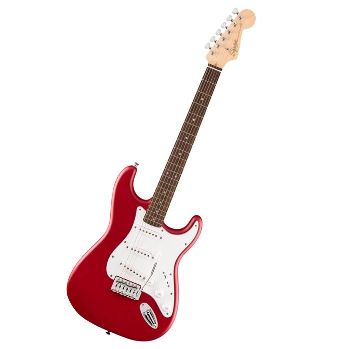 Squier by Fender Debut Collection Stratocaster, Laurel Fingerboard, Dakota Red (with Soft Case)