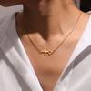 Stainless Steel Necklaces Heartbeat Lightning Lover Pendant Chain Collar Charm Fashion Necklace For Women Jewelry Party Gifts