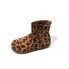 Girls Chunky Sole Martin Boots Kids Ages 4-12 Slip-Resistant Short With Side Zip Polka Dot Leopard Print