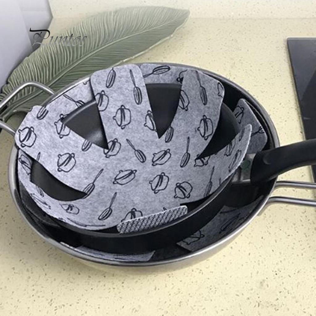 Clean Products 3Pcs Felt Placemat Pot Pan Protector Separator Mat Table Heat Insulation Pads