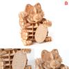 3D Wooden Car Animal Puzzle Jigsaw Woodcraft Kit Toy Diy Self-Assembly Model