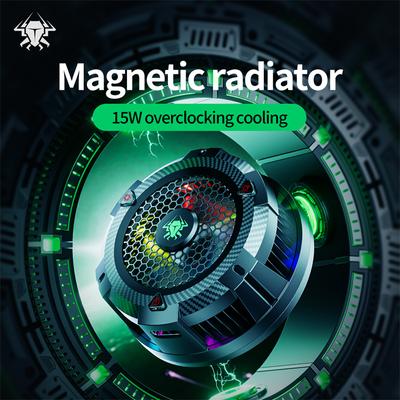 PLEXTONE EX1 Pro Mobile Phone Tablet Magnetic Radiator Semiconductor Cooling Back Clip RGB Light Fan