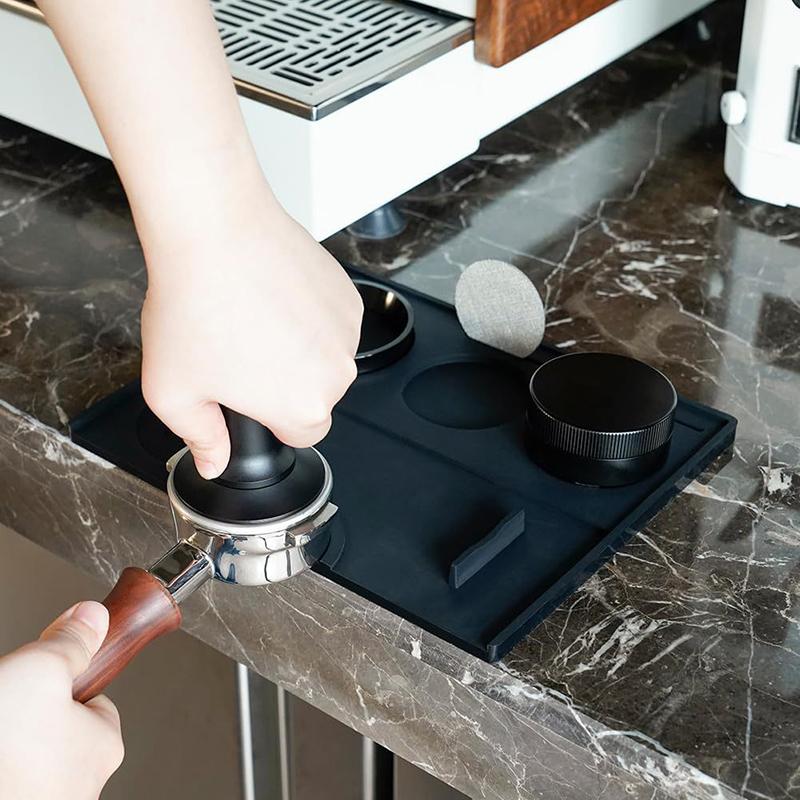 Mata do ubijania espresso Silikonowa Antypoślizgowa Podkładka Uchwyt Poduszka do Prasy do Kawy Narzędzie Akcesorium do Kawy Mata Stacja do Ubijania Do Domu Kawiarni