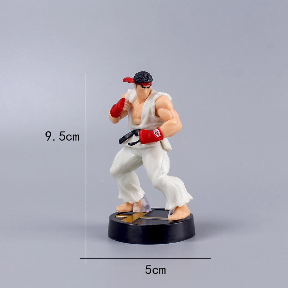 Anime Fighting Game Action Figures Ryu Ken Masters Cloud Strife Sephiroth PVC Model Toys Dolls Room Decor Christma Gift For Boys
