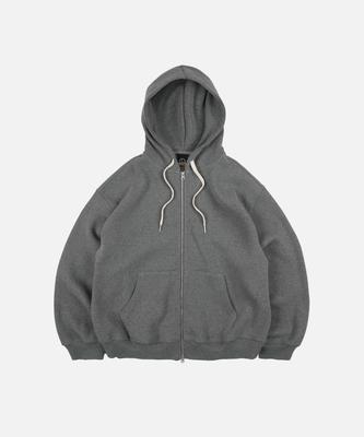 Frizmworks Waffle Hood Zip Up Parka _ Gray